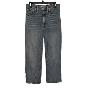 Madewell Women's Denim Atala Wash Slim Wide-Crop Jeans‎ Size 28